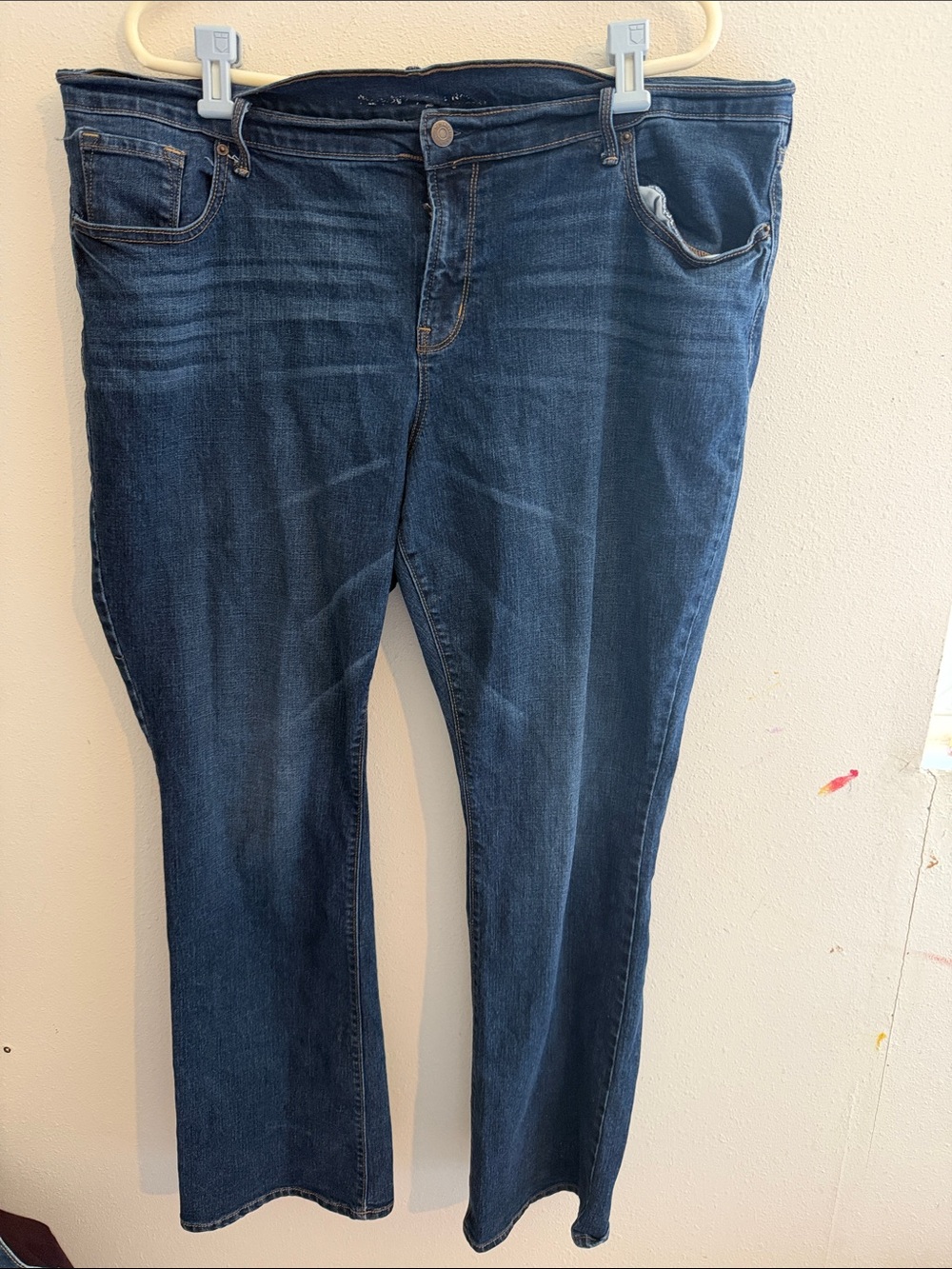 18 short Women's Dark Blue Bootcut Jeans